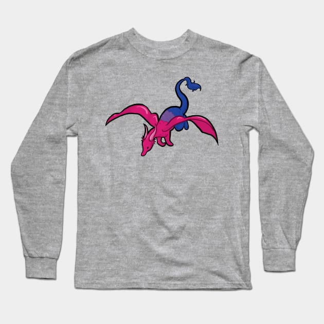 Bisexual Pride Long Sleeve T-Shirt by Khalico